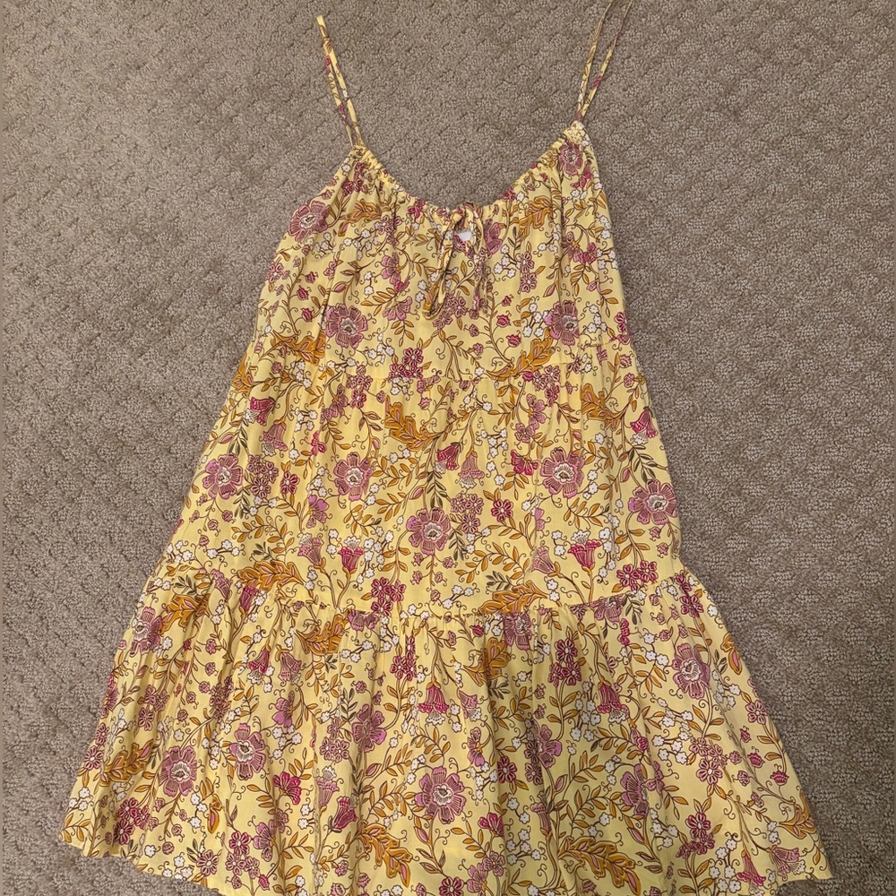 Old Navy Yellow Floral Cami Sundress